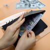 XiowDow Black A5 Budget Planner Inserts PP Cash Stuffing Envelopes 14pcs Binder Pockets Dividers with Tabs Folder Insert