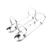 Shuokecrafts 2Pcs Top Binding 2 Ring Binder Mechanism2 DRings 30mm Inner Height 26mm Base Width133mm52 inch LengthNo Boo