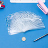NatSumeBasics 12 A7 Budget Binder Pockets Zipper Clear 3 x 5 Cash Stuffing Envelopes No Zipper Bluky Planner Inserts A7