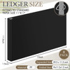 Humyoun 8 Pcs 3 Ring Binders Rings Heavy Duty View D Ring Binders Economy Holds 11 x 17 Paper for Artwork Blueprints Off