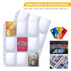9 Pocket Page Protector 200 Pack Trading Card Sleeves for Skylanders MTG Coupon Game Football Cards