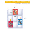 9 Pocket Page Protector 200 Pack Trading Card Sleeves for Skylanders MTG Coupon Game Football Cards