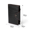 Londo Genuine Leather Portfolio Padfolio with Notepad Snap Closure for Business Office Travel