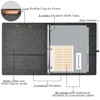 EYROZILL 3 Ring Binder 1 Inch Linen Binder Organizer for Letter Size 85 x 11 with 5 Tab Dividers File Folder Labels and