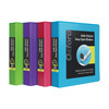 Oxford 15 Inch Binders 4 Pack 3 Ring Binder ONETouch Easy Open DRings Holds 375 Sheets NonStick PVCFree Three Ring Binde