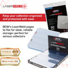 LaserWeld 8Pocket Binder Card Sleeves Card Pages for Binders Card Sheets for Binder Card Sleeve Pages for Vintage Sports