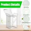 Hoteam 48 Pack Protectors Case Compatible with 4 Inch Vinyl Figures Crystal Clear Protectors Plastic Heavy Duty Display
