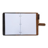 CestAntiQ Premium Leather 3Ring Binder Portfolio 85x11 Inch Letter Size Organizer Folder Refillable 3Hole Paper Business