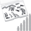 Hotop 40 Pcs Albumscrapbook Extension Posts Screws Album Accessories Tool Extension Replacements for Postbound Refillabl