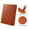 Personalized Leather Padfolio for Men Business Portfolio with Clipboard Legal Pad Folio Folder A4 Letter Size Ideal Busi