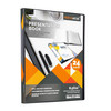 Performore 24Pocket Presentation Book Folder 85 x 11 Plastic Display Binder with SpillProof Clear Sleeves Archival AcidF