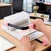 Cinch Book Binding Machine with Slide Ruler Compatible with Wire or Spiral Coils Make Professional Thick BooksNotebooksC