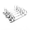 Shuokecrafts 5pcs 2Ring Binder Mechanism Spines for TopBinding2 O Rings Base Width 20mm123mm48 inch Length Pack of 5 30m