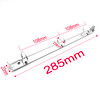 Shuokecrafts 2Pcs Metal Standard Letter Size 3Ring Binder Mechanism with Booster 3 O Rings1 inch25mm Capacity20mm Base W