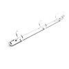 Shuokecrafts 2Pcs Metal Standard Letter Size 3Ring Binder Mechanism with Booster 3 O Rings1 inch25mm Capacity20mm Base W