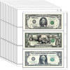 Ettonsun 10 Sheets 30 Pockets Paper Money Collection PagesCurrency SleevesCurrency Holder Collection Supplies Album Page