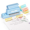 Mini 5Hole Binding Machine IMLIKE 5 Holes Binding Machine with 16 LooseLeaf Binding Strips Easy to Add or Remove Papers