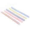 RAYSON 159mm Spiral Wire Coil Binding 31 Pitch 58 Metal Coils Spiral Binding 140 Sheets Capacity Multicolor Color Pack o