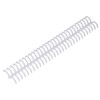 10 Pcs Plastic Binding Comb 19mm Diameter 150 Sheet Capacity 30 Ring Plastic Comb Binding Spines for A4 B5 A5 Paper Note