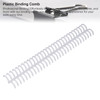 10 Pcs Plastic Binding Comb 19mm Diameter 150 Sheet Capacity 30 Ring Plastic Comb Binding Spines for A4 B5 A5 Paper Note