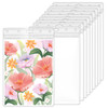 10 Pack 85x11 Inch Clear Plastic Zip Hard Sheet Protectors Waterproof Resealable Sign Holder Heavy Duty Document Sleeves