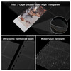 30 Pack 2x3 Photo Sleeves 12Pocket Clear Sheet Protectors for 3 Ring Binders DoubleSided Holds 720 Photos AcidFree Photo