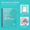 Binditek 12 Pack Heavyduty Clear Report Covers with Sliding Bars 110 Sheet Capacity 15mm Sliding Bar File Folder Letter