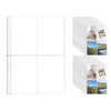 NatSumeBasics 20 A4 Binder 4 Pocket 4 X 6 Sheet Protectors Clear Binder Sleeves for A4 Binder Notebook Folder Organizer