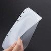 NatSumeBasics 12 A6 Binder Pockets DoubleSided Frosted Cash Stuffing Envelopes 1 Side 35x65 Pocket 1 Side 35x23 3 Pocket