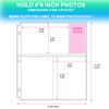 Aegero 50 Pack 4 x 6 Photo Sleeves for 3 Ring Binder300 Pictures HeavyDuty Archival Photo Page Protectors Clear Picture