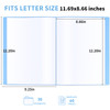 Smarpau Display Book Binder with Plastic Sleeves 5 Pack Presentation Book 30 Pocket Art Portfolio Folder Presentation Bi