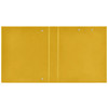 Mustard Yellow Round Ring Binders 15 Inch 3 Ring Binder with Clipboard Holds 200 Sheets Office Home School