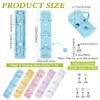 GORGECRAFT 5Pcs 3 Ring Binder Clip Metal Iron OType Organizers Mechanism Replacement Letter Notebook Loose Leaf Binding