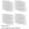 BAOFALI 20 Pcs A4 Plastic Binder Pockets4 Holes Waterproof PVC Folders Loose Leaf Bag forBudgeting Loose Leaf Bags Plann