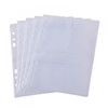 BAOFALI 10 Pack A5 Size Plastic Binder Pockets6 Holes Waterproof PVC Folders Loose Leaf Bag forBudgeting Loose Leaf Bags