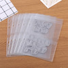 BAOFALI 10 Pack A5 Size Plastic Binder Pockets6 Holes Waterproof PVC Folders Loose Leaf Bag forBudgeting Loose Leaf Bags