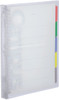 Kokuyo Campus Slide Binder with 5 Tab Dividers Middle Type B5 26 Holes Up to 100 Sheets Transparent Japan Import RUP333N