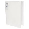 MG 60Pocket Binder with PP Plastic Sleeves A4White Art Portfolio Folder with Clear Sheet Protectors Display 120 Pages fo