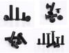 LBY 100pcs Chicago Screws Binding Screw PostsM5 x 1020304050mm Book ScrewsBinding Barrels and Screws Assortment Kit for
