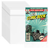 VOKOY 100 Pack Resealable Current Size Comic Book Bags Crystal Clear Self Sealing Comic Sleeves Storage Protection for R