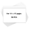 Clear Bags for Art Prints Photos Acid Free Self Seal Print Sleeves Poster Sleeves 50Pack