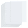 SUPERFINDINGS 20 Pack Clear Cover Sheets PrePunched Binding Covers 30x215cm1181x846inch A4 Plastic Page Protector with 3