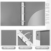 Henoyso 12 Pcs 3 Ring Binder 2 Inch Plastic Flexible Round Binder Fits Letter Size 85 x 11 Inch Paper Holds 300 Sheets w