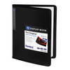 Sooez 30Pocket Binder with Plastic Sleeves 85x11 Black Heavy Duty Art Portfolio Folder with Clear Sheet Protectors Displ