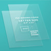Binditek 50 Pack 7 Mil PVC Binding Presentation Covers 85 x 11 Inches Letter Size Square Corners UnPunched Office Suppli