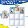 1080 Pockets Card Sleeves Binder Sheets 9 Pocket Card Sleeves for 3 Ring Binder Trading Cards Sleeves Fit for Baseball F