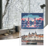 Mogoostry A4 Clear Sheet Protectors 2 Pocket Binder Sleeves 20 Sheets 11 Holes Side Open Photo Album Refill Page Protect