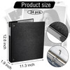 Protective Photo Slide Storage Box Set 50 Pages Acid Free Protector 3 Ring Pocket Binder With Plastic Sleeves Holds 20 3