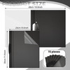 Teling 72 Pack Clear Report Covers with Clip Plastic Report Folder Cover with Clip Presentation Folders Paper Binder for