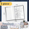 A2 Heavy Duty Binder with Plastic Sleeves 17 x 24 Inch Portfolio Folder with 30 Clear Sheet Protectors Art Portfolio Fol